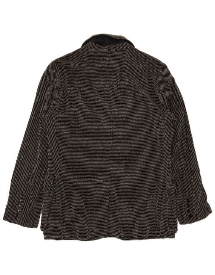Kandis & Kandis Mann Veste blazer pour homme UK 38 Medium Noir à fines rayures
