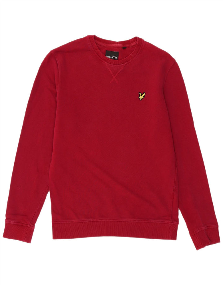 LYLE & SCOTT Sweat-Shirt Homme Petit Rouge Coton