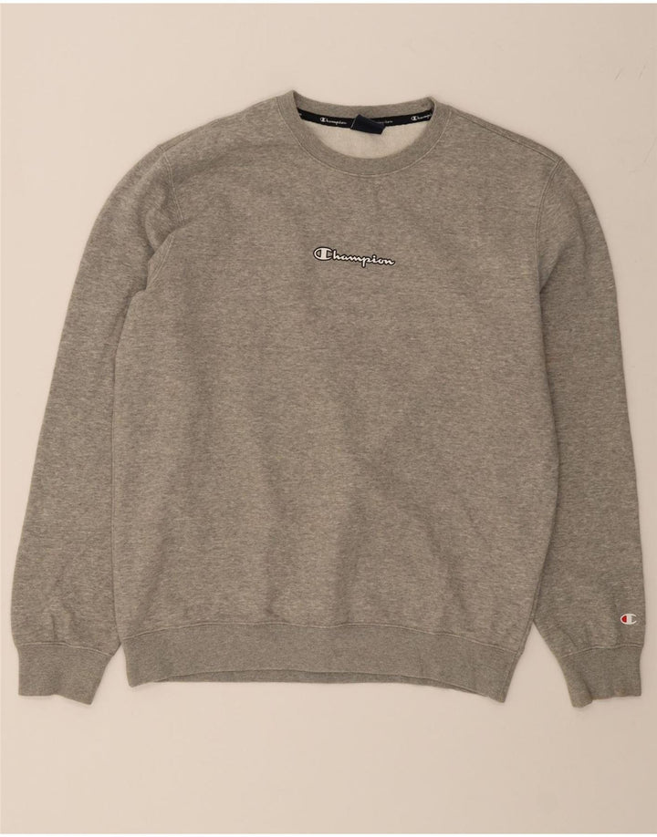 CHAMPION Mens Sweatshirt Jumper Large Grey Vintage Champion and Second-Hand Champion from Messina Hembry 