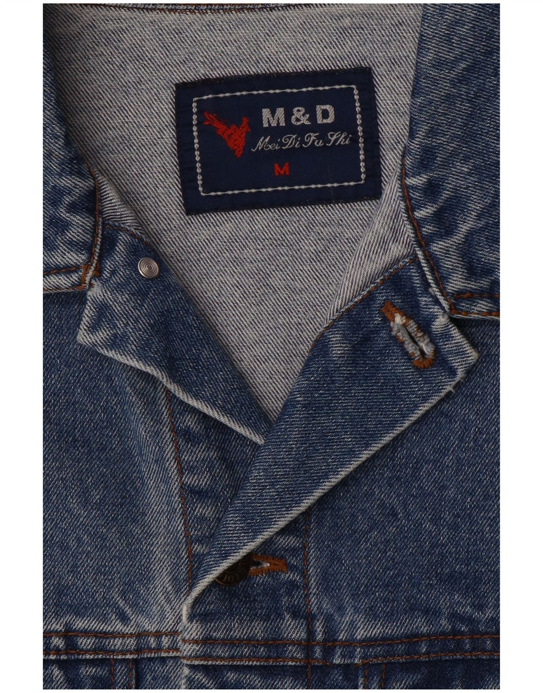 veste en denim homme vintage UK 38 Bleu moyen