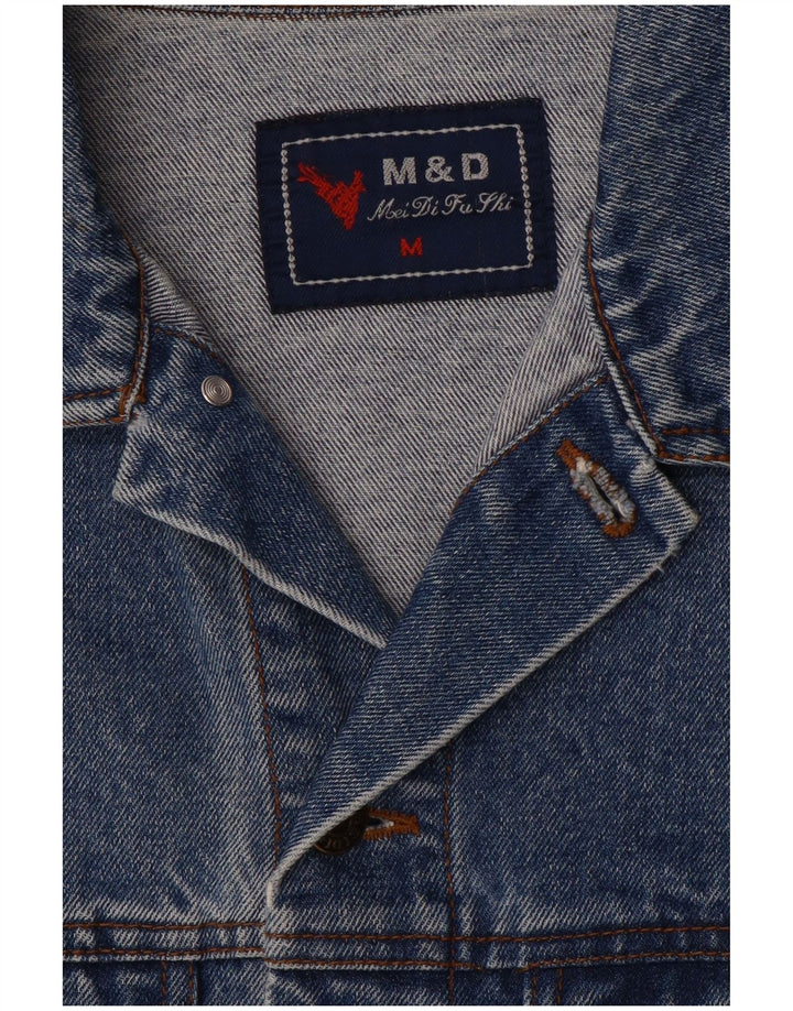 veste en denim homme vintage UK 38 Bleu moyen