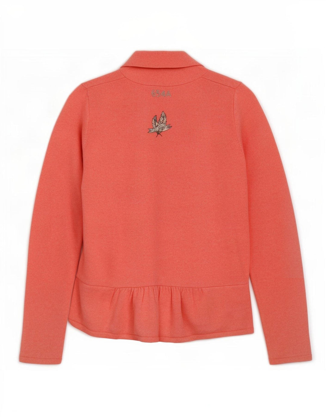 Odd Molly Womens Cardigan Sweater Taille 2 Coton moucheté rose moyen