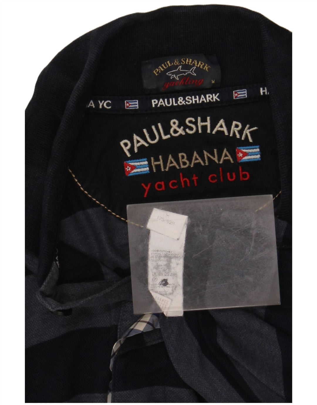 PAUL & SHARK Polo Yachting Homme Bleu Marine Moyen Rayé Coton