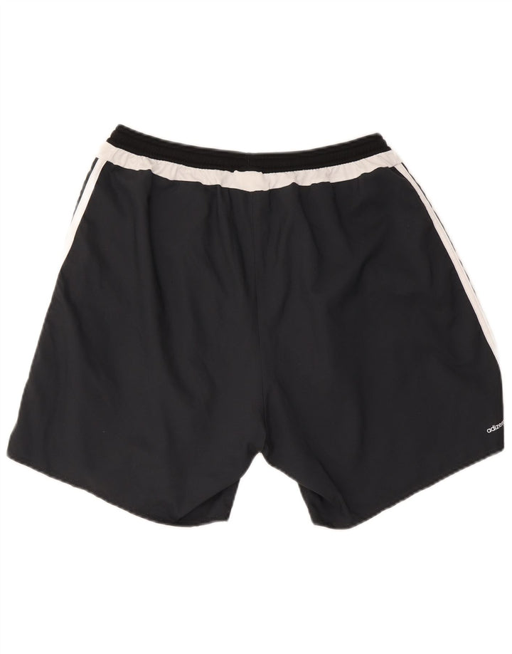 Adidas Short de sport Climalite pour homme en polyester color block Taille L
