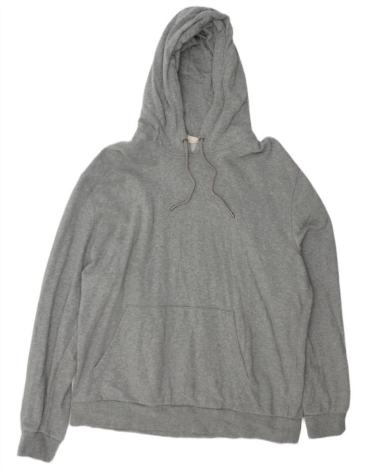 Marks & Spencer Pull à capuche pour homme 2XL Gris Coton