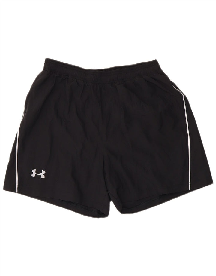 Under Armour Short de Sport Homme Noir Moyen Polyester