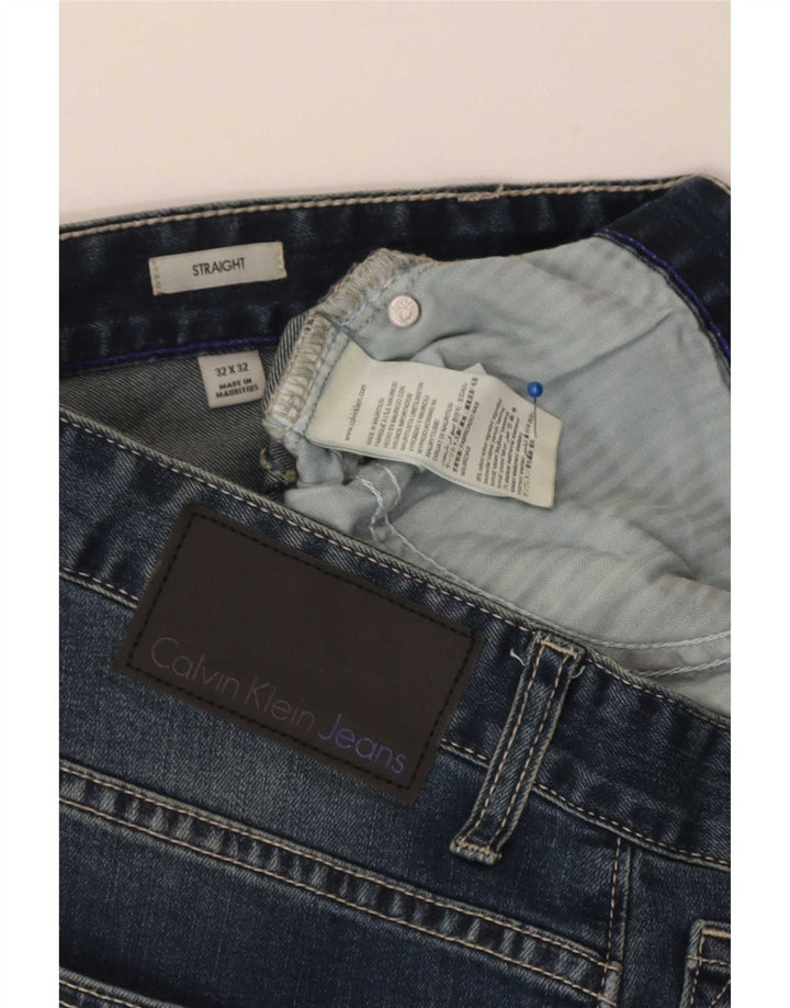 Calvin Klein Jean droit homme W32 L28 bleu coton