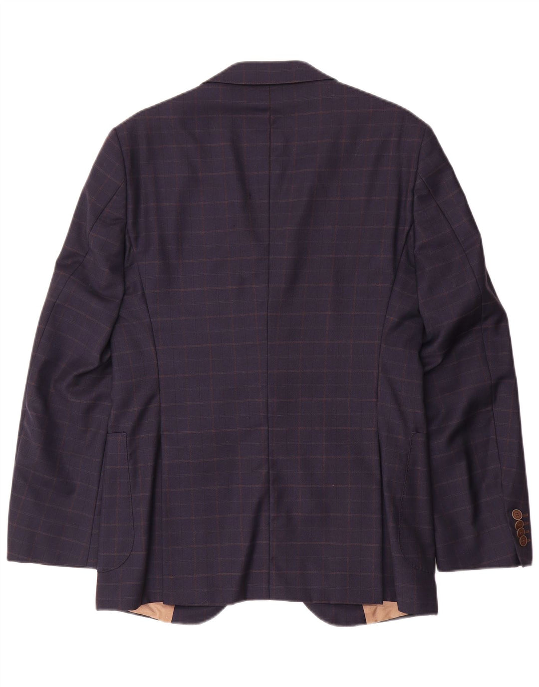 Tommy Hilfiger Veste blazer sur mesure pour homme IT 46 Petit carreaux bleu marine