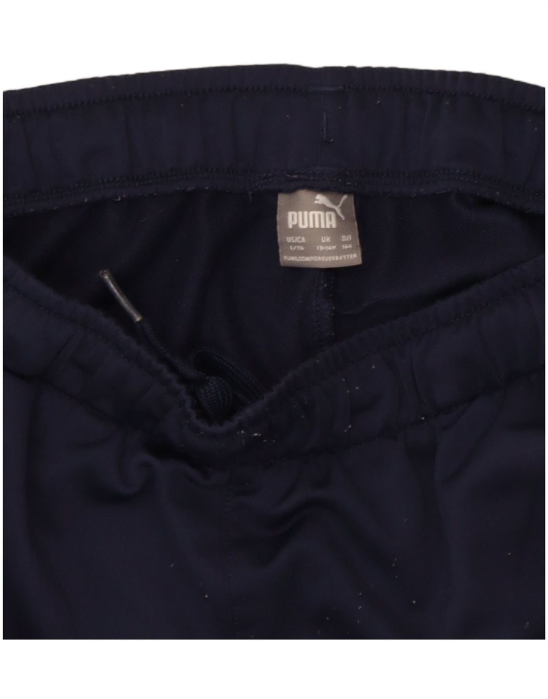 Puma Pantalon de Survêtement Garçon 13-14 ans Bleu Marine Polyester