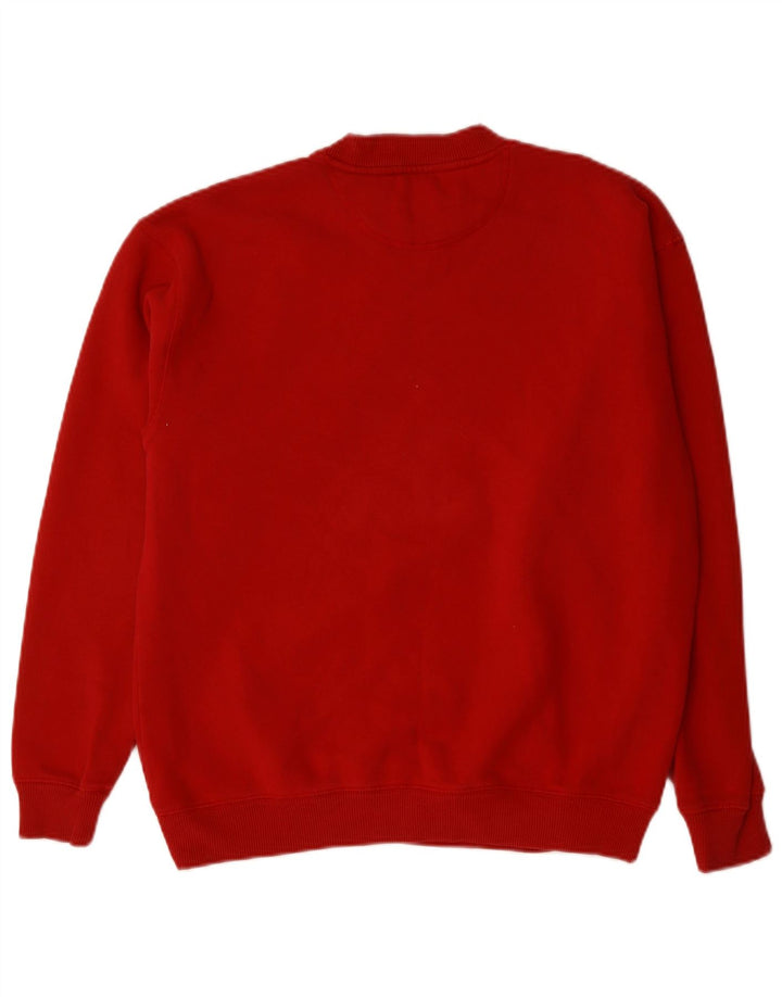 FILA Sweat-Shirt Homme Rouge Moyen Coton