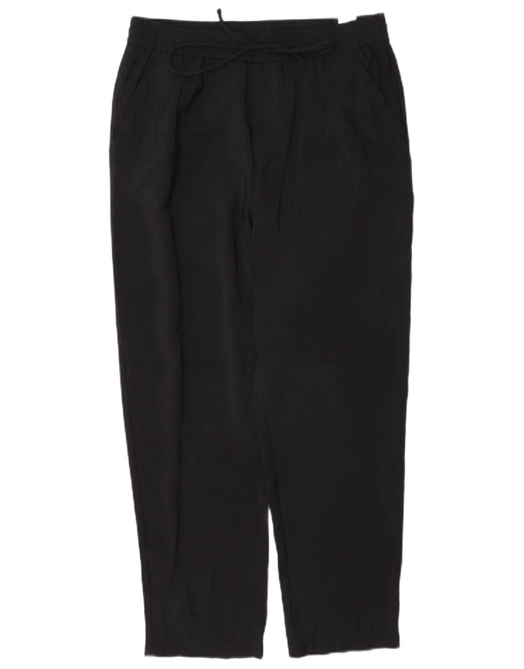 Zara Pantalon court slim pour femme Medium W28 L25 Noir Modal