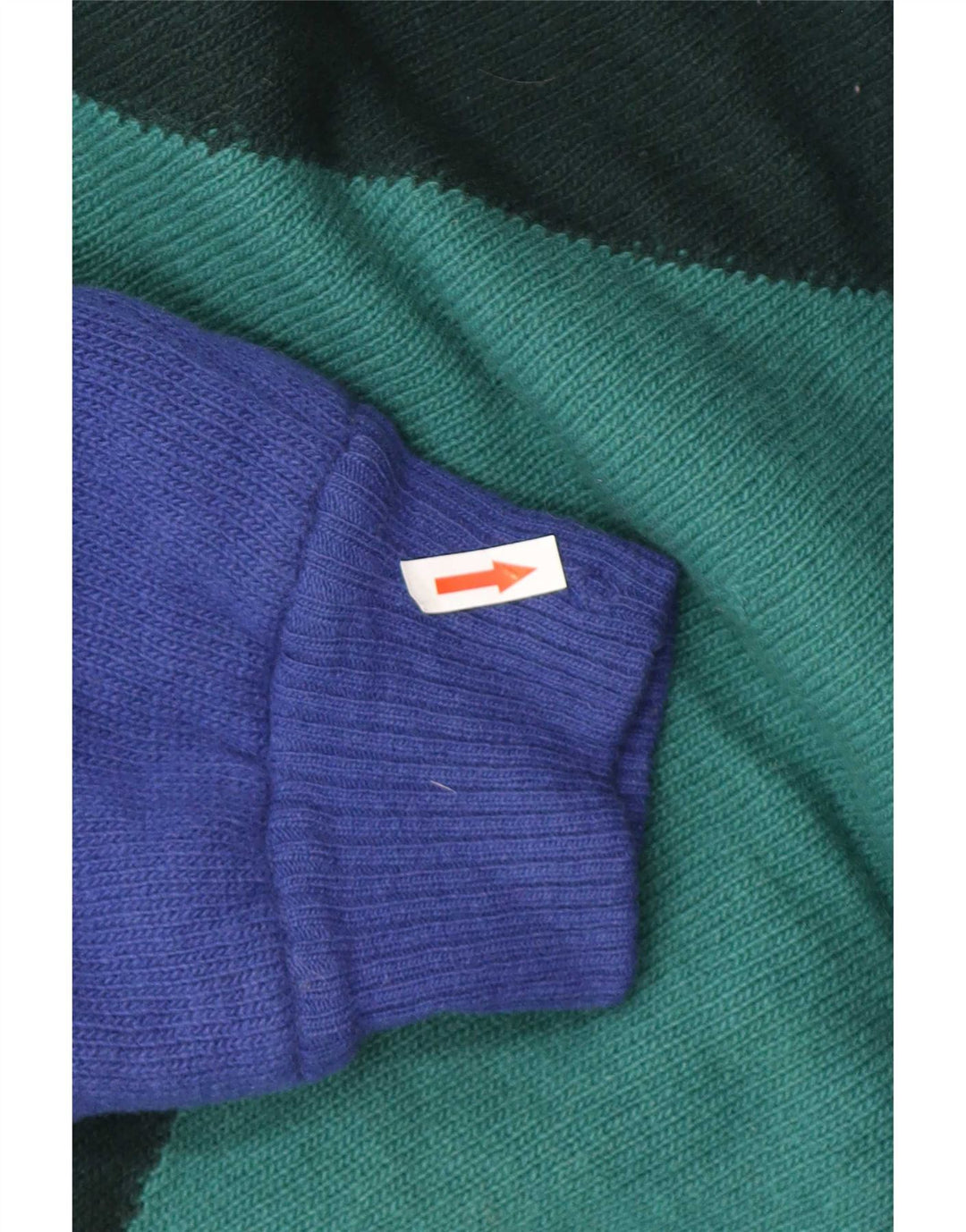 Gianni Versace Pull à col roulé pour homme Vert moyen Colourblock