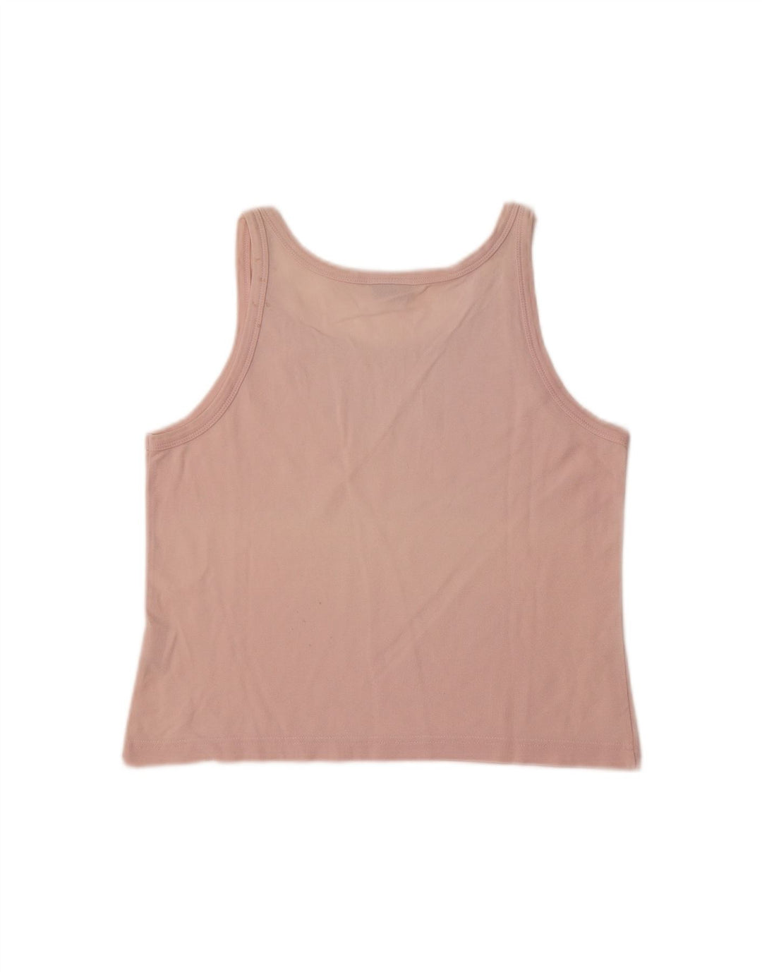 INVICTA Womens Crop Vest Top UK 12 Medium Pink Cotton Vintage Invicta and Second-Hand Invicta from Messina Hembry 