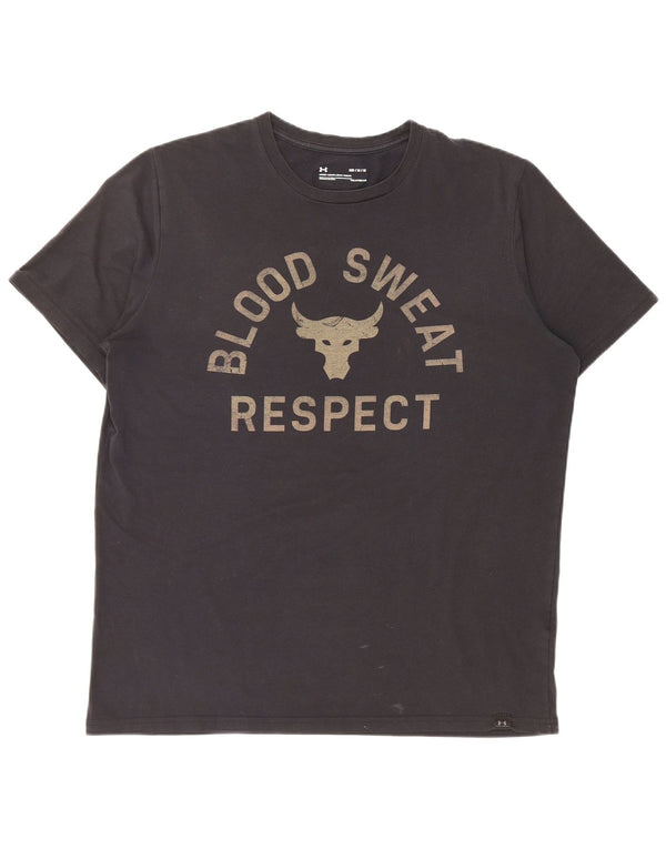 Under Armour Tee-Shirt Heat Gear Graphic Homme Noir Moyen