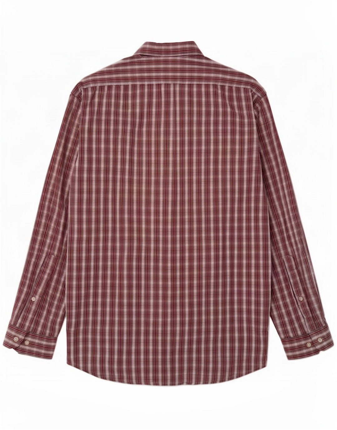 Marlboro Classics Chemise Homme Grand Carreau Rouge Coton