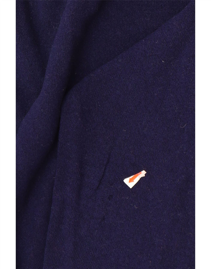 BENETTON Pull Cardigan Garçon 13-14 ans Bleu Marine Laine