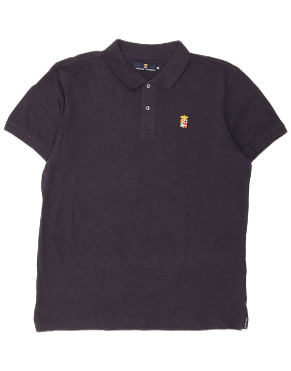 Marina Militare Polo Homme XL Bleu Marine Coton