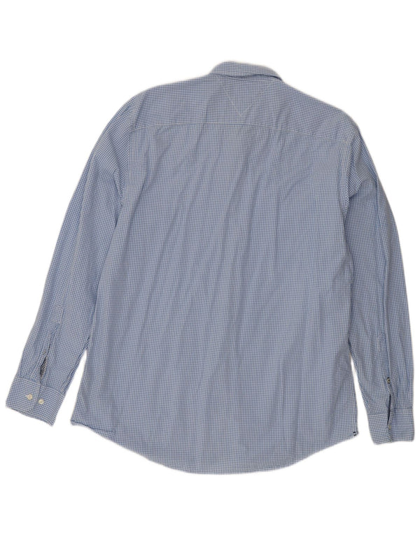 Tommy Hilfiger Chemise Regular Fit XL en coton vichy bleu pour homme