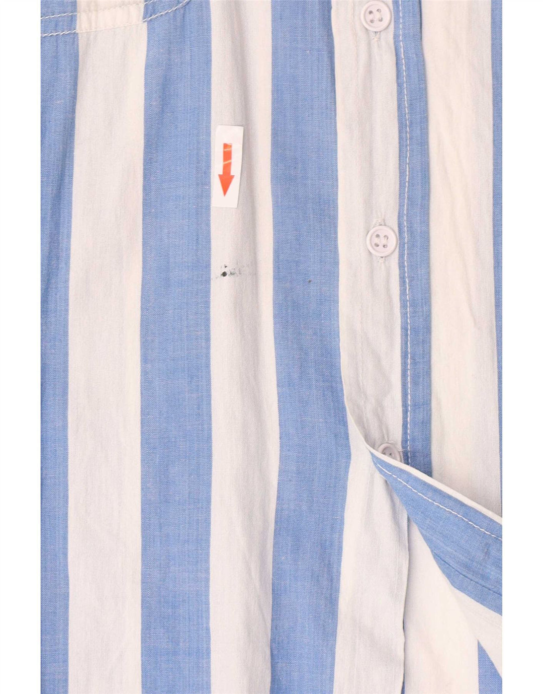 Chemise Homme Vintage Rayée Bleu Moyen