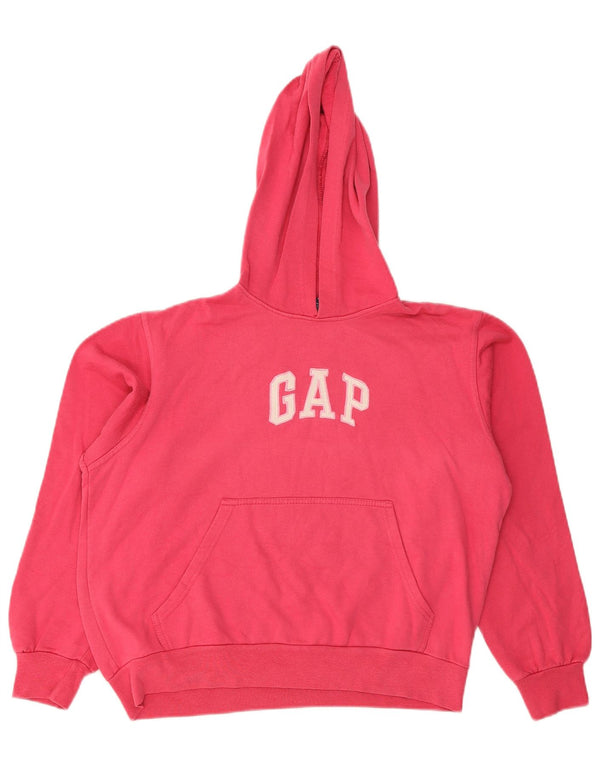 Gap Pull à capuche graphique pour femme UK 16 Grand coton rose