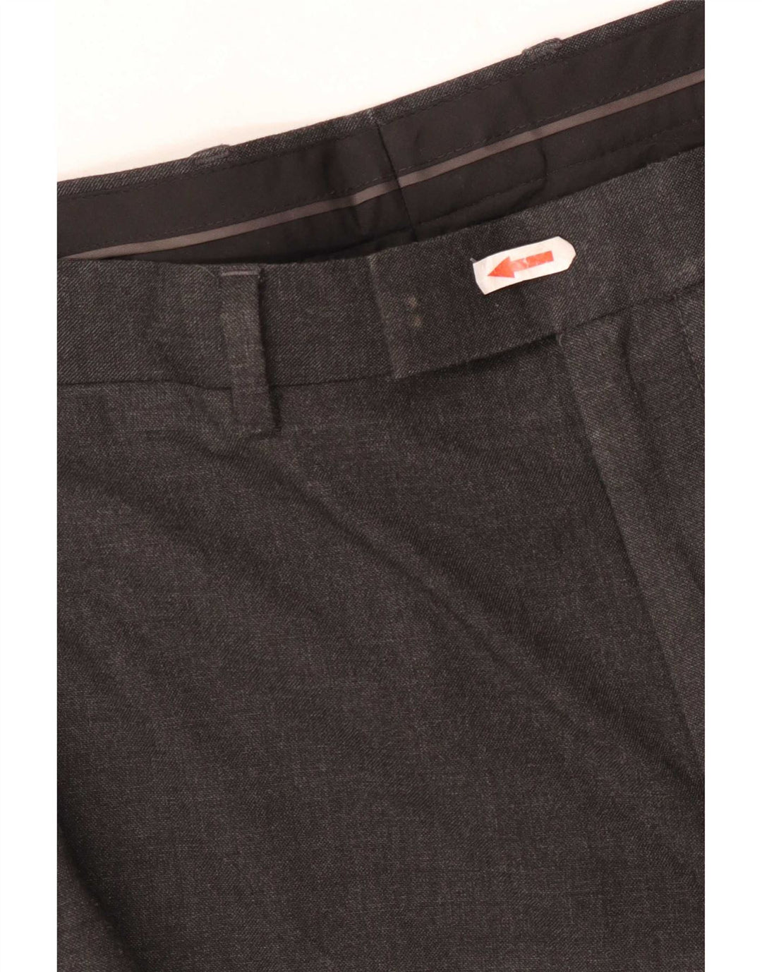 Marks & Spencer Pantalon de costume coupe classique pour homme W38 L29 Gris Polyester