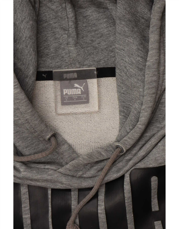 Puma Pull à Capuche Graphic Homme Gris Moyen
