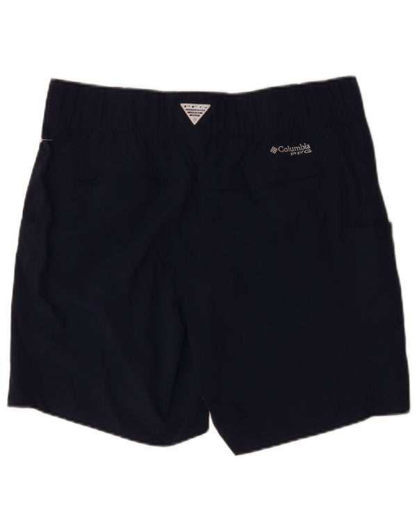 Columbia Short cargo pour femme US 12 Large W34 Bleu marine Nylon