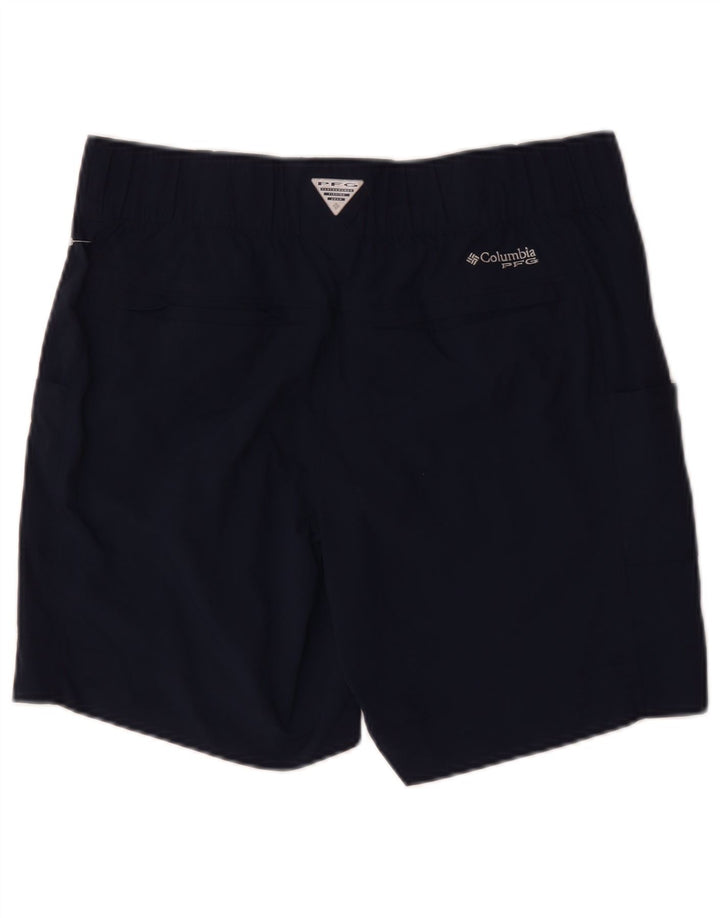 Columbia Short cargo pour femme US 12 Large W34 Bleu marine Nylon