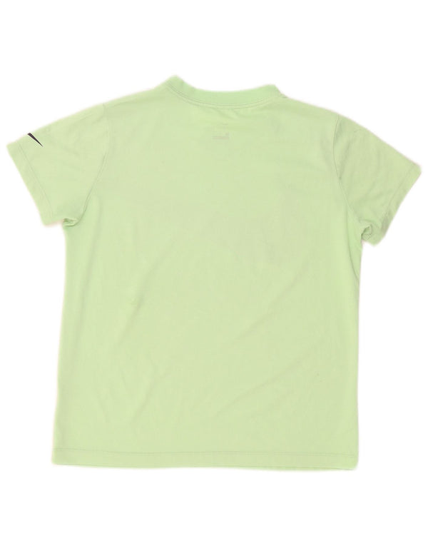 Nike Girls Dri Fit Graphic T-Shirt Top 12-13 ans Grand Vert