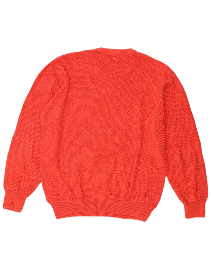 Marks & Spencer Pull à col rond coupe ajustée homme rouge moyen