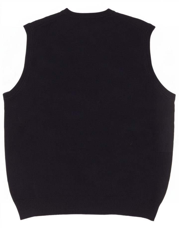 Marks & Spencer Débardeur Blue Harbor Vest pour hommes en coton bleu marine