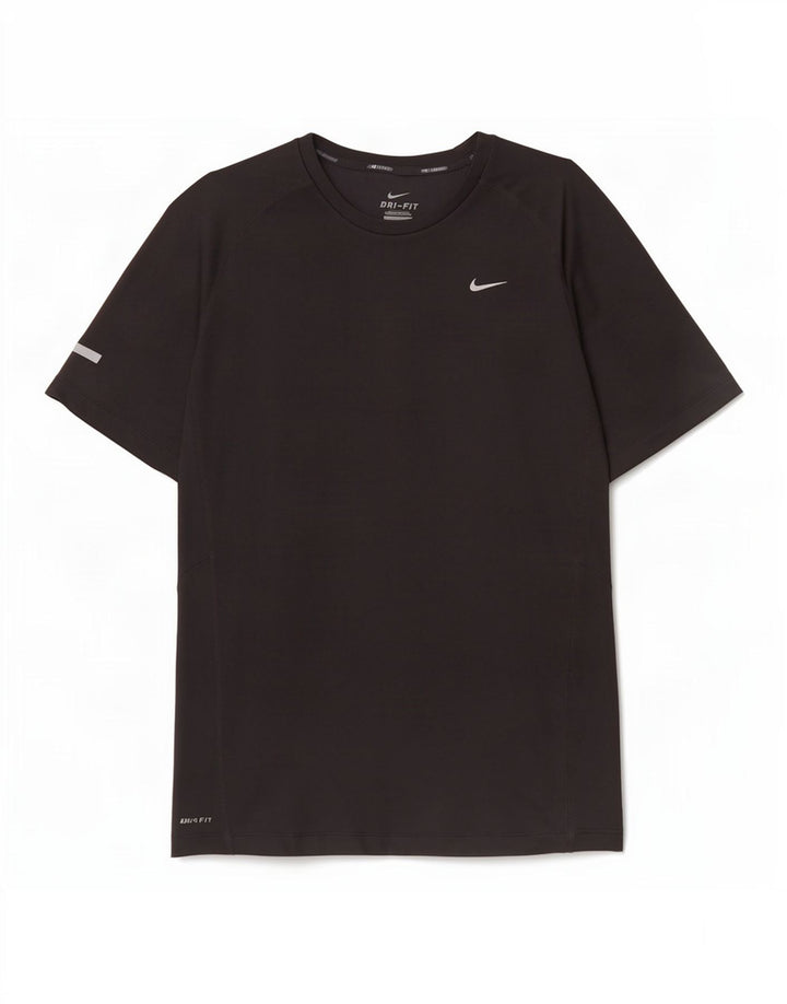 Nike Hommes Dri Fit T-Shirt Haut Large Noir Polyester
