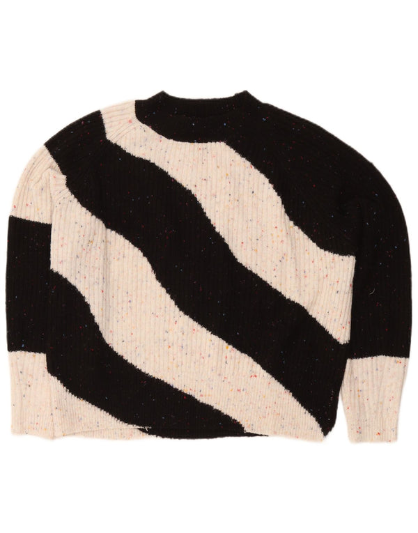 Marks & Spencer Pull à col roulé pour femme UK 14 Noir moyen