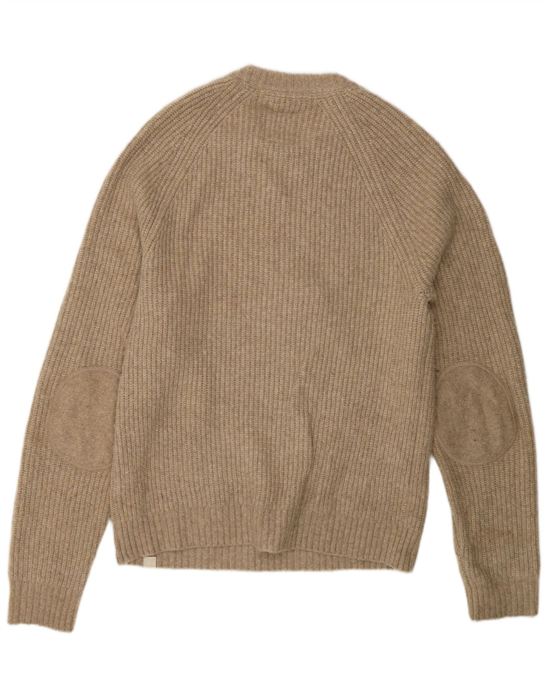 Fat Face Pull Col Ras du Cou Homme Acrylique Beige Moyen