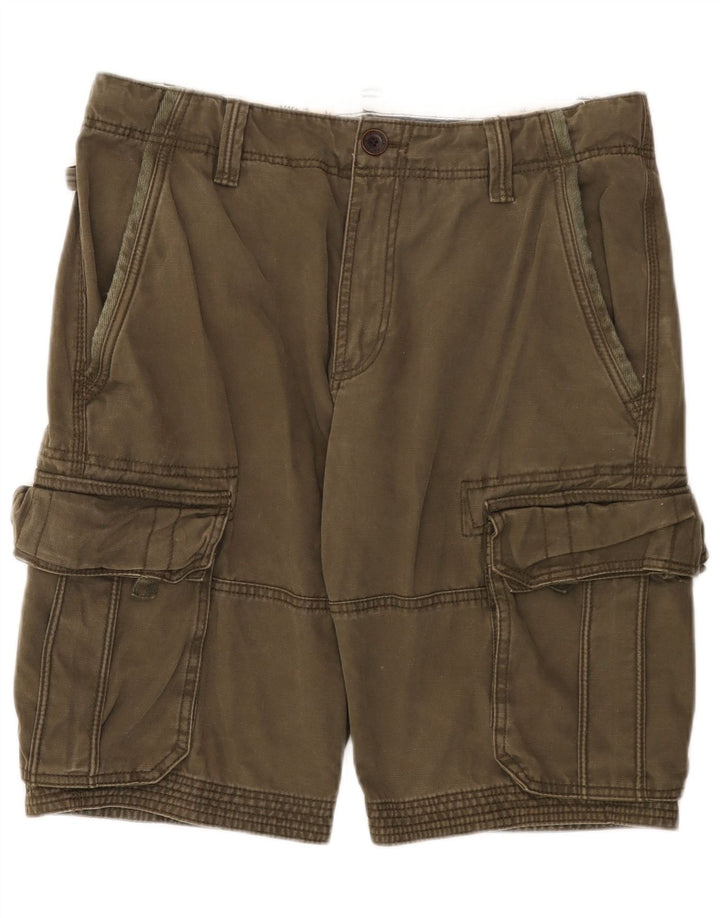 Fat Face Short Cargo Homme W34 Grand Kaki Coton