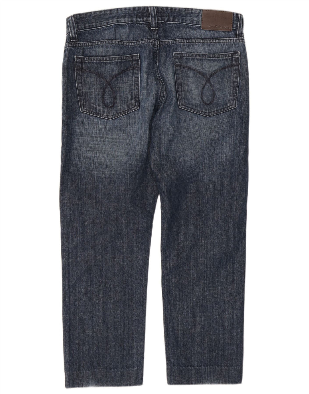 CALVIN KLEIN Femme Jean Skinny Court W33 L26 Bleu