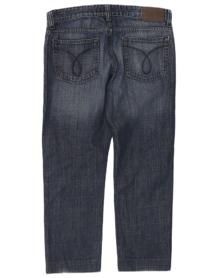 CALVIN KLEIN Femme Jean Skinny Court W33 L26 Bleu