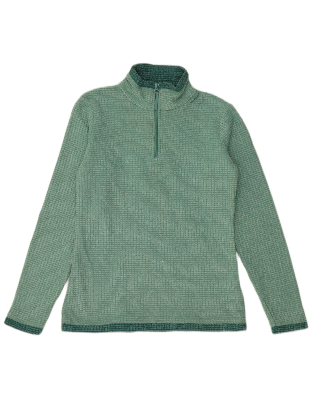 MOUNTAIN WAREHOUSE Pull polaire à col zippé pour femme UK 8 Small Vert
