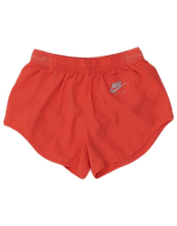Nike Short de sport Dri Fit pour femme UK 4 XS Rouge Polyester
