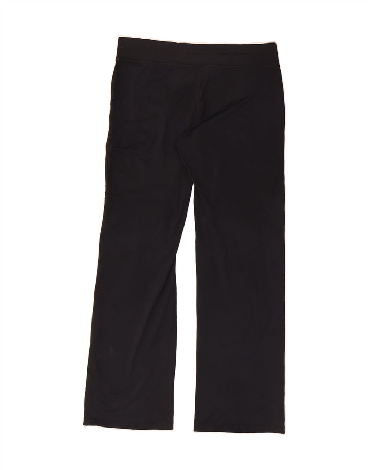 FILA Womens Tracksuit Trousers UK 14 Medium Black Polyester Vintage Fila and Second-Hand Fila from Messina Hembry 