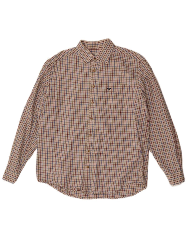 Hoggs Of Fife Chemise Homme Grand Coton Vichy Multicolore