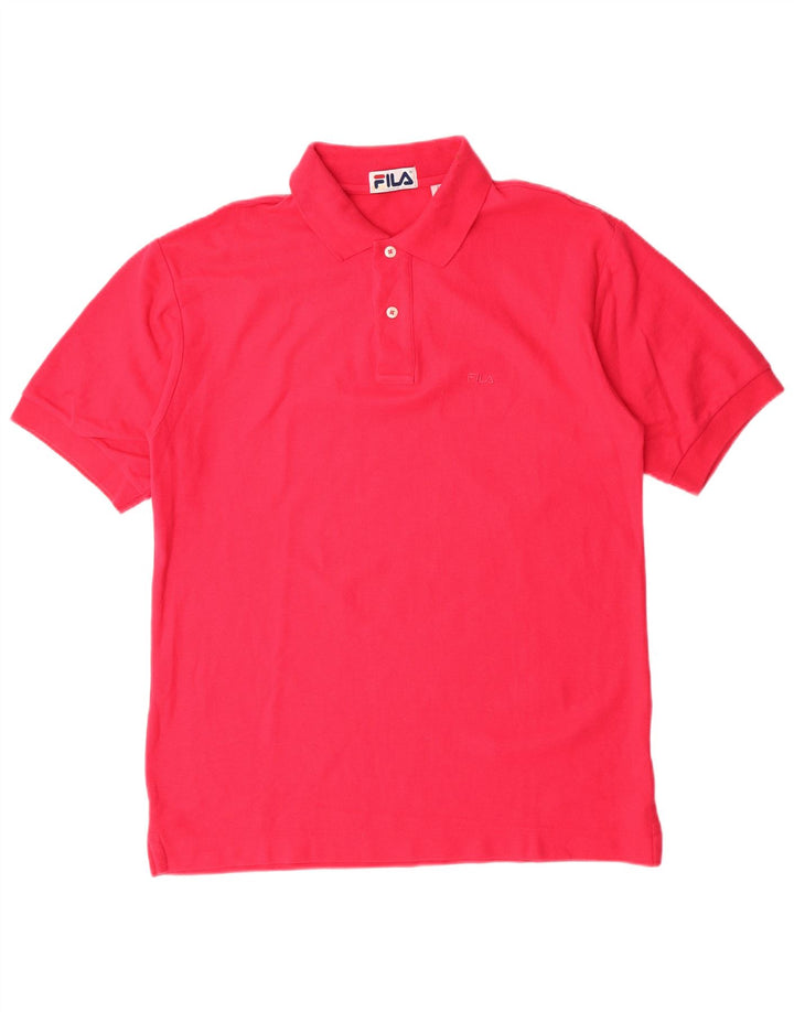 Fila Polo Homme IT 46 Petit Rose Coton