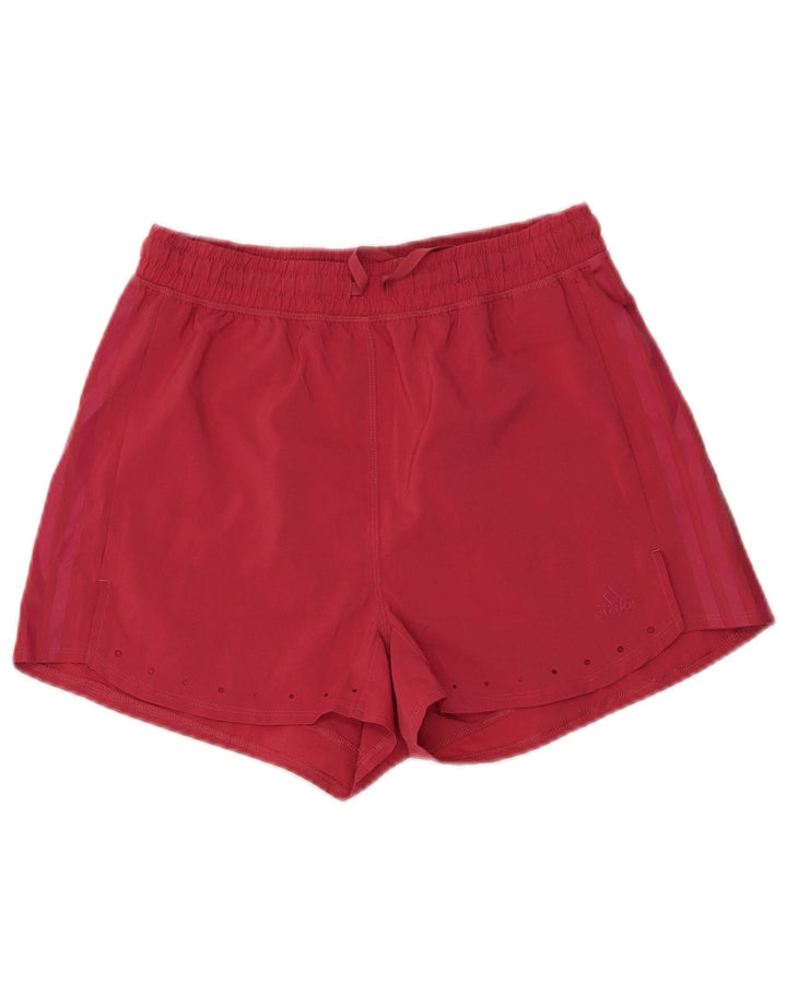 Adidas Short de sport pour femme UK 10 Petit Rose Polyester
