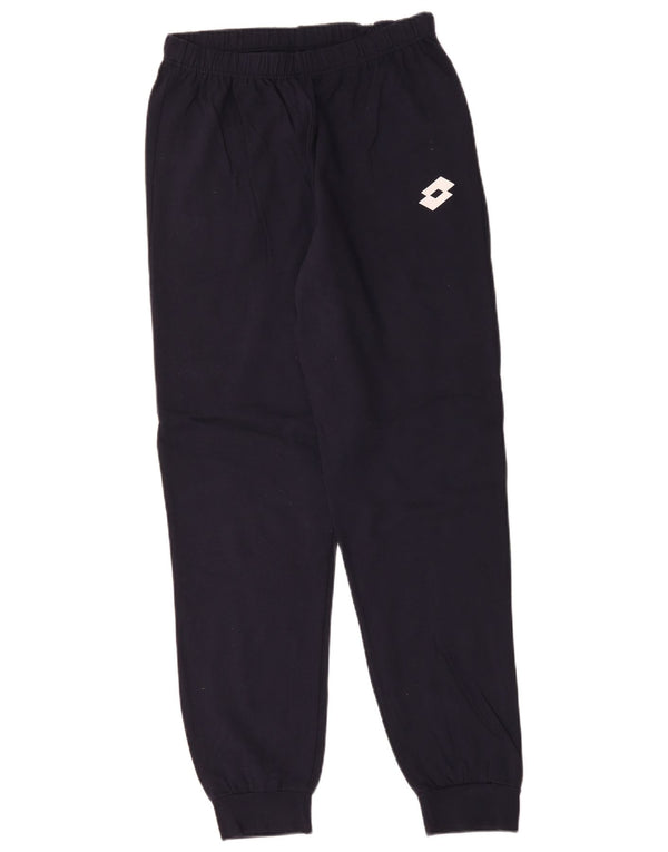 Lotto Pantalon De Survêtement Homme Joggers Large Bleu Marine Coton