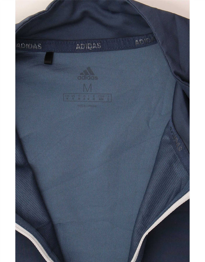 Adidas Haut de Survêtement Graphique Pull Homme Bleu Marine Moyen Colorblock