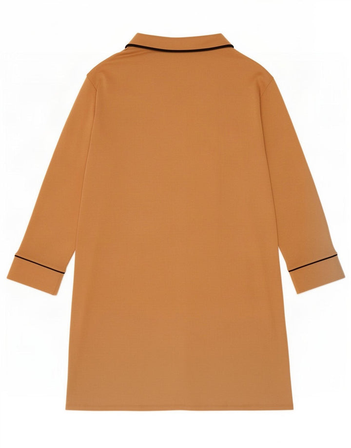Zara Cardigan long surdimensionné pour femme UK 14 Polyester Orange moyen