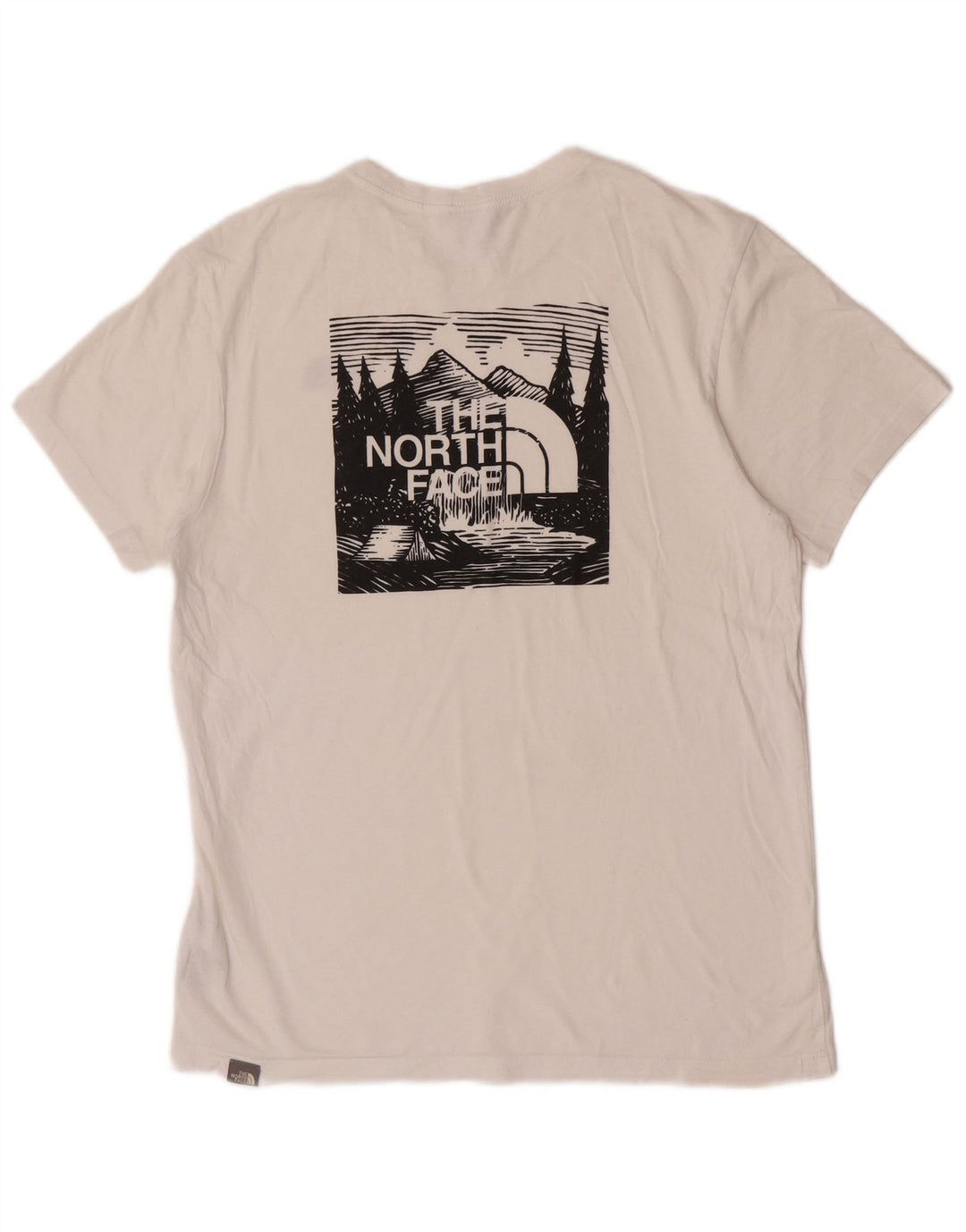 The North Face T-shirt graphique pour homme en coton blanc moyen