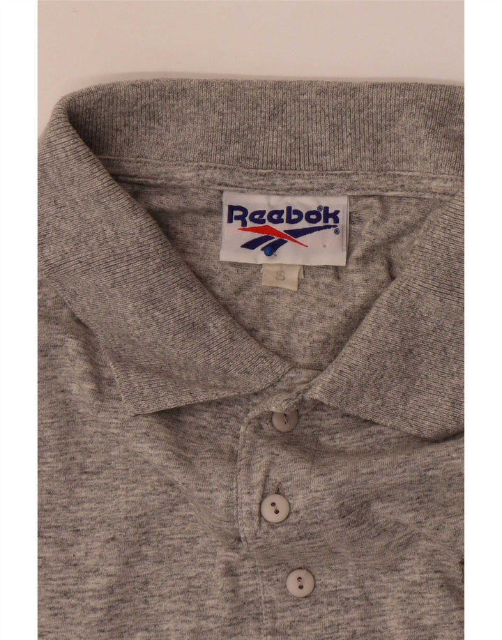 Reebok Polo Homme Petit Gris Moucheté