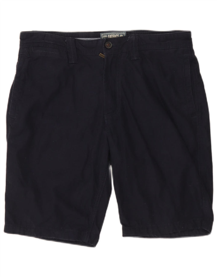 Fat Face Short Chino Homme W34 Large Bleu Marine Coton