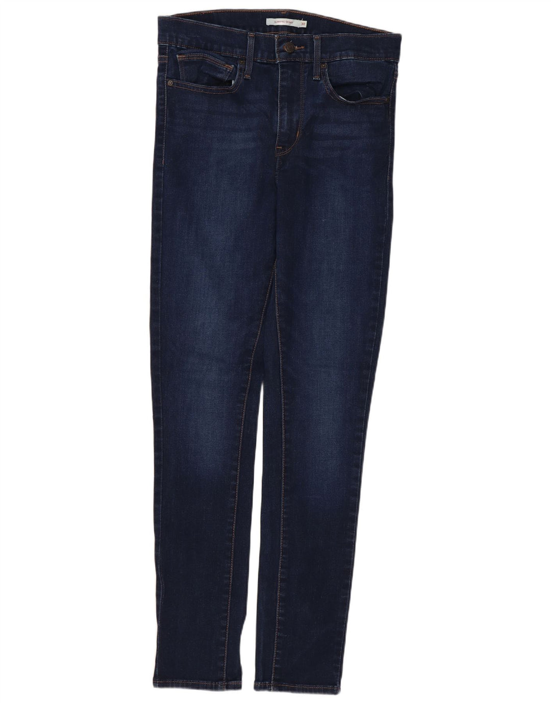 LEVI'S Jean Skinny Amincissant Femme W30 L30 Bleu Marine Coton